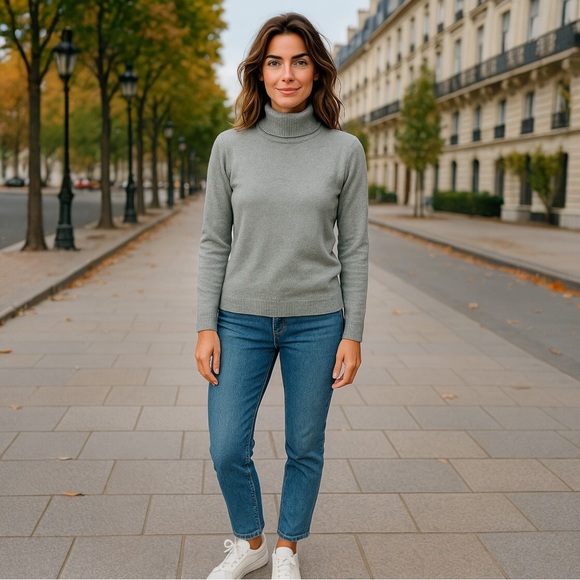 NWT Charter Club Women’s Cashmere Sweater Luxurious Fall Winter Warm Cozy Soft - Picture 1 of 5